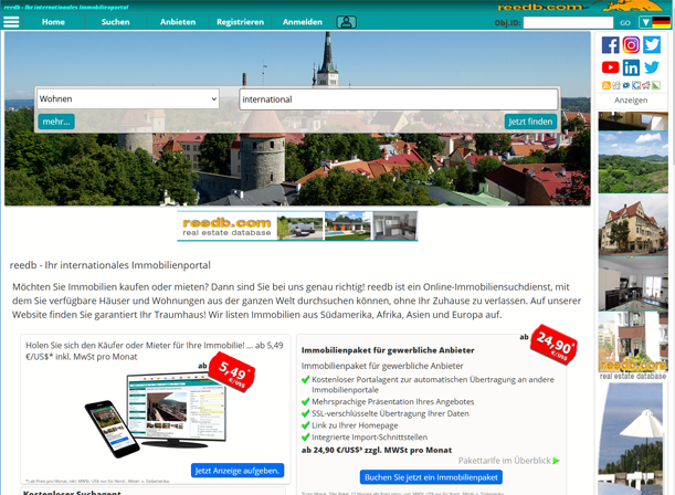 reedb.com - Immobilien global gedacht